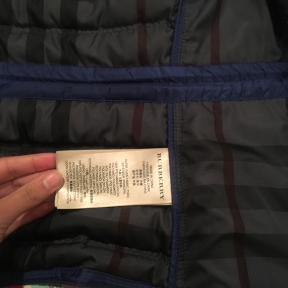 Burberry blue vest - Picture 5 of 5